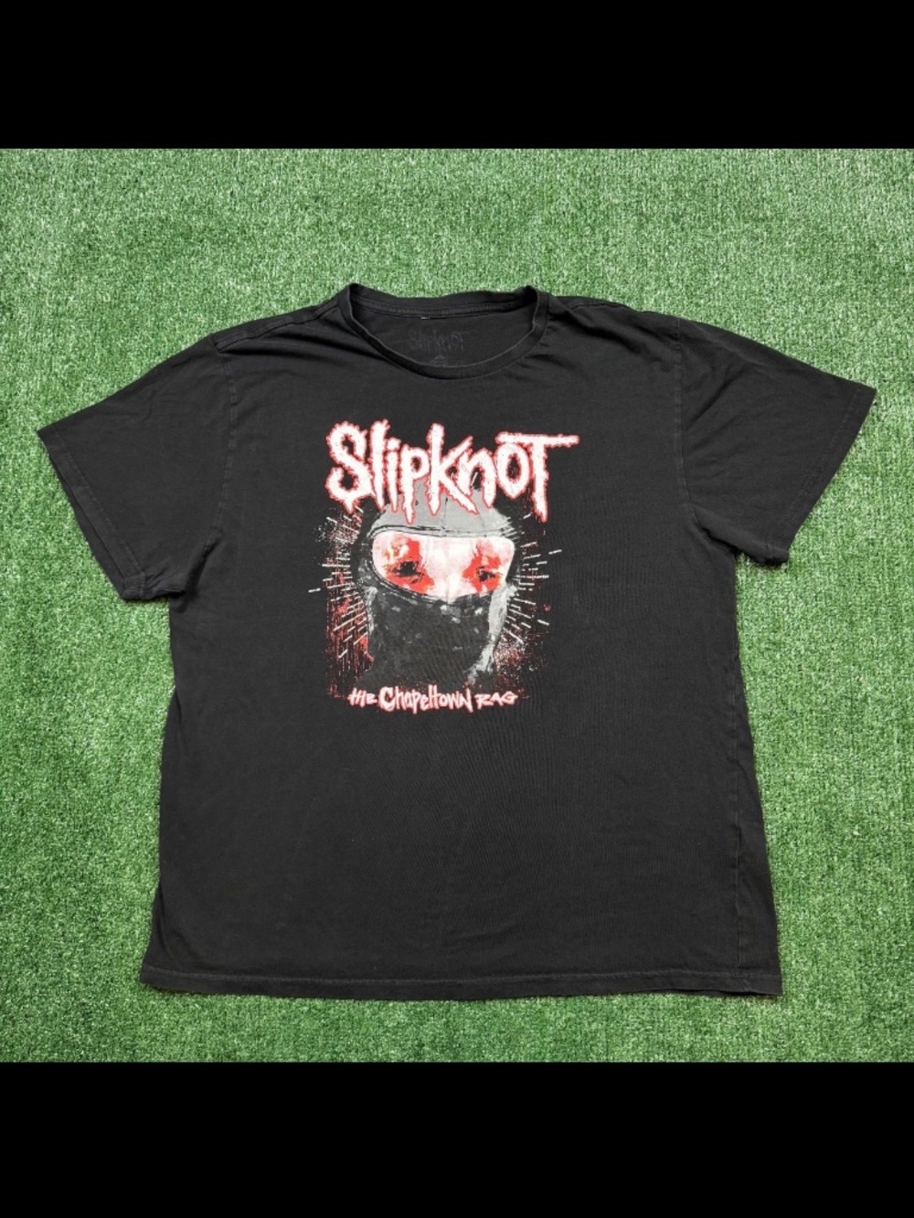 Slipknot Chapeltown Rag Graphic T Shirt Men's Size L Black Short Sleeve Crewneck
